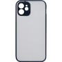 Чохол до мобільного телефона Intaleo Smoky Apple iPhone 12 Black (1283126508042)