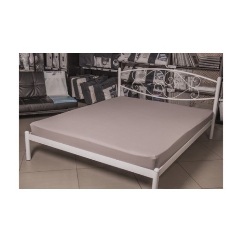 Простирадло Billerbeck трикотажне на резинці платиновий 100х200 см (1671-Е43)