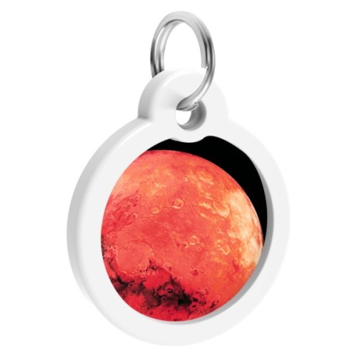 Адресник для тварин WAUDOG Smart ID з QR паспортом "Марс", коло 25 мм (225-4031)