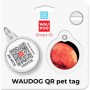 Адресник для тварин WAUDOG Smart ID з QR паспортом "Марс", коло 25 мм (225-4031)