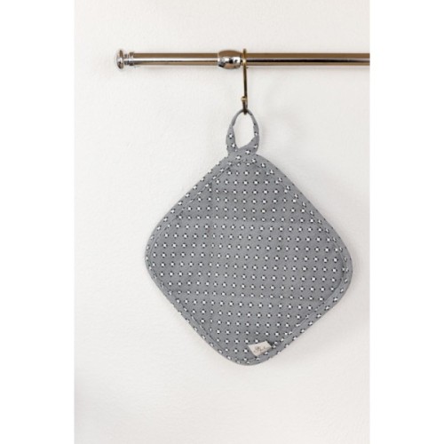 Кухонна прихватка Прованс Merry Christmas сіра 20х20 (031456)