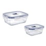 Харчовий контейнер Luminarc Pure Box Active набір 2 шт 380мл 820мл (P7644)