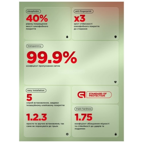 Скло захисне Armorstandart Icon Apple iPhone 17 Pro Max Black (ARM88500)