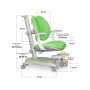 Дитяче крісло Mealux Ortoback Duo Plus Green (Y-510 KZ Plus)