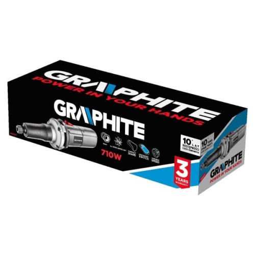 Шліфувальна машина Graphite 710W, 12000-28000об/хв (59G071)