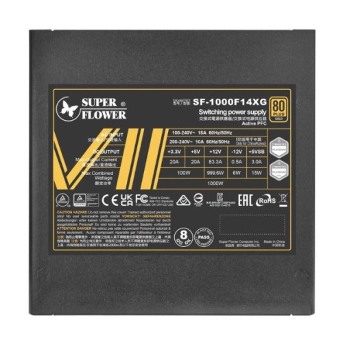 Блок живлення Super Flower 1000W LEADEX VII GOLD (SF-1000F14XG)
