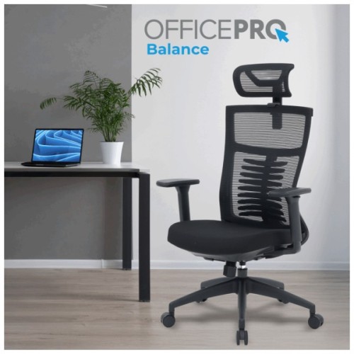 Офісне крісло OfficePro Balance OC550-B-B-B (OC550-B-B-B)