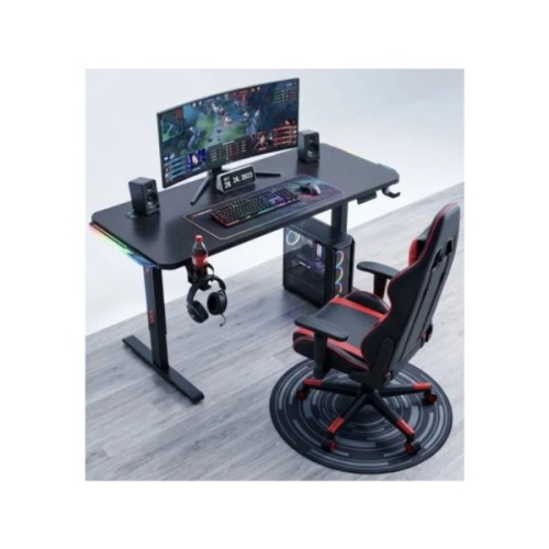 Комп'ютерний стіл GT Racer TY-1456 Black (TY-1456 (140x60x71-116) Black)