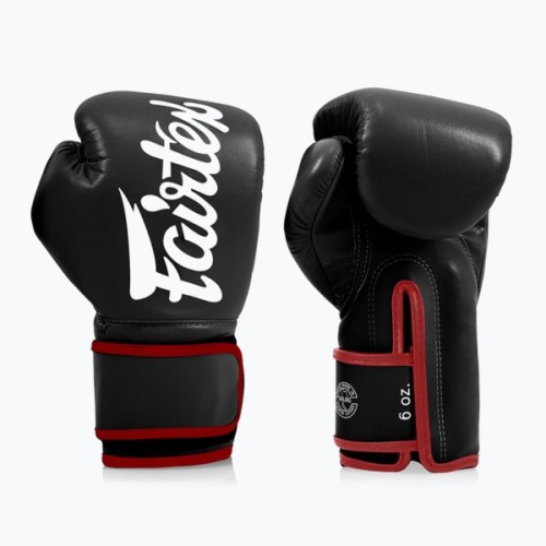 Боксерські рукавички Fairtex BGV14 Black 16 унцій (бинти в комплекті) (BGV14_16oz_Black)
