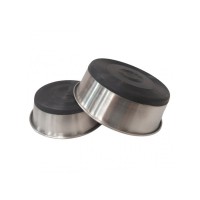 Посуд для собак Swastik Industries Миска металева на гумовій основі (0,50 мм) 20 см (2700000022184)