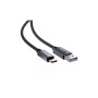 Дата кабель USB 2.0 AM to USB-C 1.2m 60W black Acefast (6974316284482)