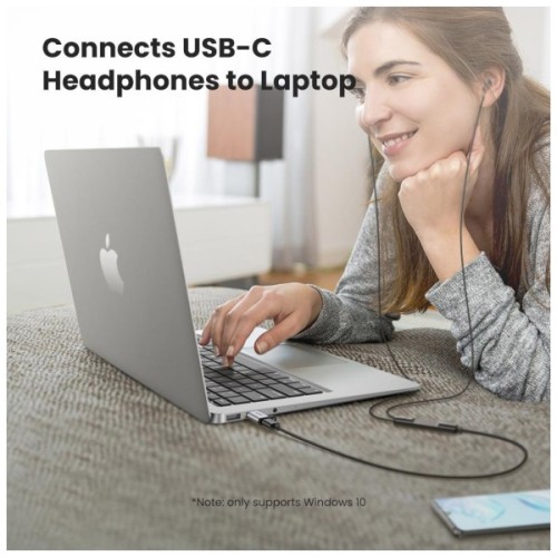 Перехідник USB 3.0 AM to USB-C F gray Ugreen (50533)