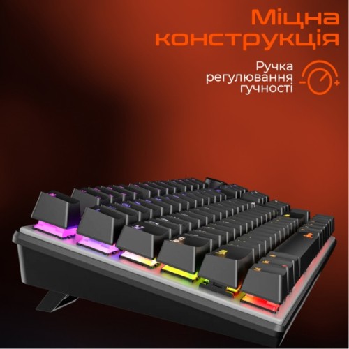 Клавіатура Meetion MK008 Pro USB Type-C Black (MT-MK008Pro-W-RUA)