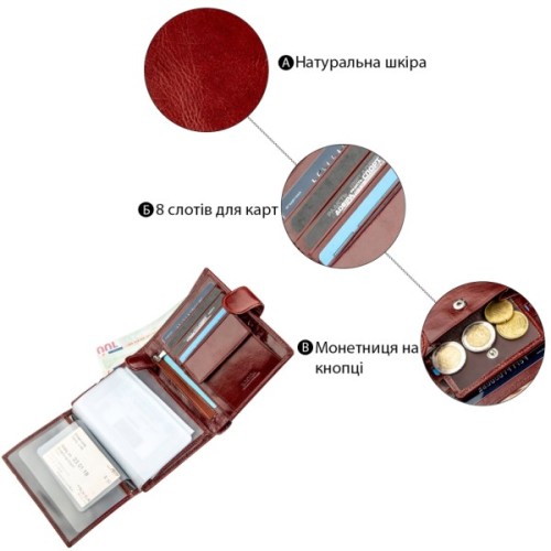 Гаманець Boston Коричневий (18814)