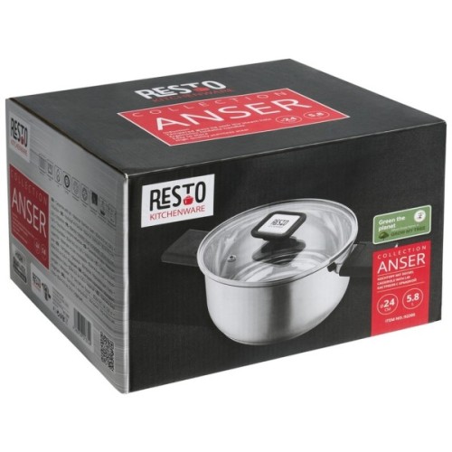 Каструля Resto Anser 24 см 5.8 л (92205)