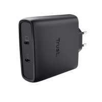 Зарядний пристрій Trust 2xUSB-C 100W GaN PD/PPS black (25527_TRUST)