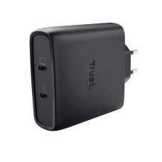 Зарядний пристрій Trust 2xUSB-C 100W GaN PD/PPS black (25527_TRUST)
