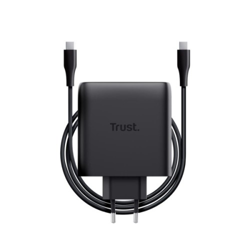 Зарядний пристрій Trust 2xUSB-C 100W GaN PD/PPS black (25527_TRUST)
