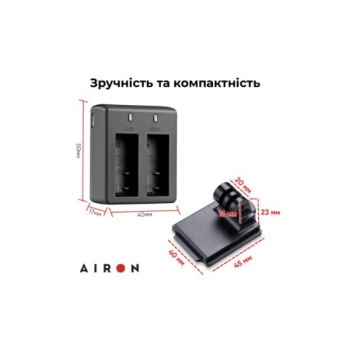 Екшн-камера AirOn ProCam 7 Tactical Kit Black (4822356754801)