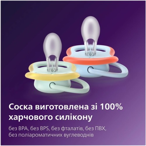 Пустушка Philips AVENT Ultra Air 0-6 місяців 2 шт (SCF087/01)