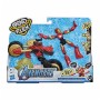 Фігурка для геймерів Hasbro Avengers Bend and flex 2 в 1 Залізна людина на мотоциклі (F0244)