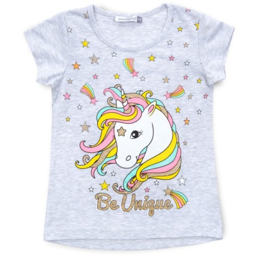 Піжама дитяча Matilda з єдинорогом (12269-3-116G-gray)