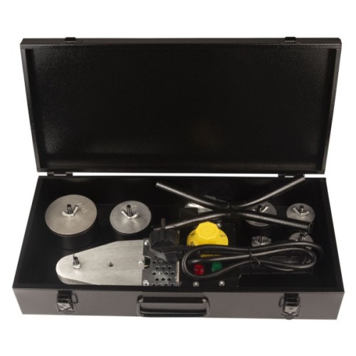 Паяльник для пластикових труб Sigma 800Вт 20-63мм у металевому кейсі (2743461)