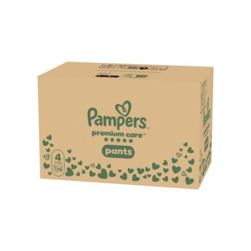Підгузки Pampers Premium Care Pants Розмір 4 (9-15 кг) 124 шт (8006530315852)
