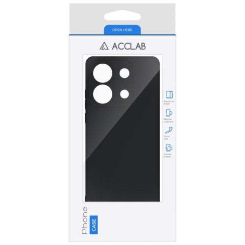 Чохол до мобільного телефона ACCLAB Silicone Case Xiaomi Poco X6 Black (1283126602191)