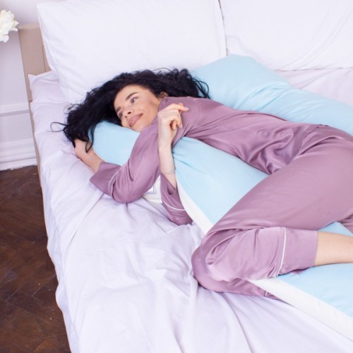 Подушка MirSon для вагітних і відпочинку Eco Line №8017 U-подібна Clear Water (2200006178422)