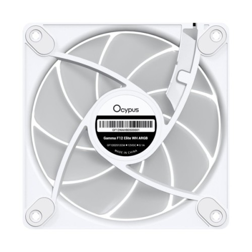 Кулер до корпусу OCYPUS GAMMA F12 ELITE WH A (GAMMA-F12-WH3AM00E-GL)