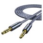Кабель мультимедійний 3.5mm M to 3.5mm M 5.0m gray Essager (EYP35-DYD0G)