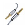 Кабель мультимедійний 3.5mm M to 3.5mm M 5.0m gray Essager (EYP35-DYD0G)