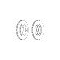 Гальмівний диск FERODO DDF679C