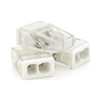 З'єднувач кабелю 2-pin самозажимна аналог WAGO К773-202, 50штпак Voltronic (K773-202G/50)