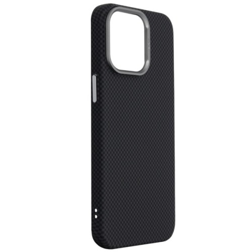Чохол до мобільного телефона Armorstandart LikeCarbon2 MagCase Apple iPhone 15 Pro Max Kevlar Black (ARM88590)