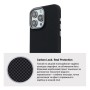 Чохол до мобільного телефона Armorstandart LikeCarbon2 MagCase Apple iPhone 15 Pro Max Kevlar Black (ARM88590)