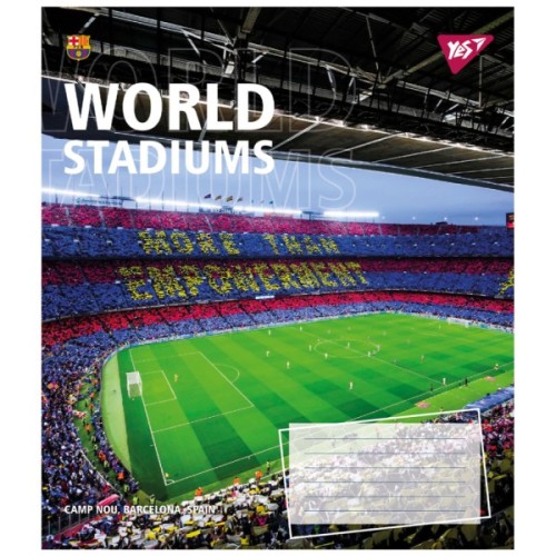 Зошит Yes World stadium А5 60 аркушів лінія (767163)