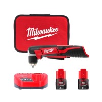 Дриль Milwaukee кутовий 12 Нм, C12 RAD-202В Li-Ion 2x2Ah (4933441215)