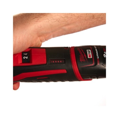 Дриль Milwaukee кутовий 12 Нм, C12 RAD-202В Li-Ion 2x2Ah (4933441215)