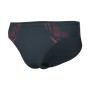 Плавки Arena Poseidonia Swim Briefs 009075-504 сірий, рожевий 95 (3468337621973)