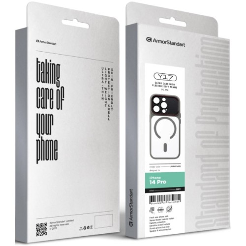 Чохол до мобільного телефона Armorstandart Y17 MagCase Apple iPhone 14 Pro Grey (ARM91480)