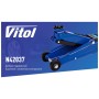 Домкрат Vitol DP-30019, підкатний, гідравлічний, 3т, min 130мм, max 410мм, поворотна ручка (DP-30019)