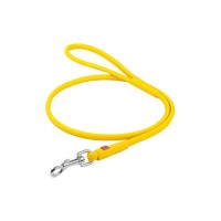 Повідець для собак WAUDOG Glamour круглий S-M Д 10 мм Д 122 см жовтий (33788)