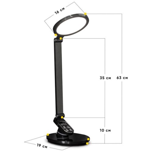 Настільна лампа Mealux DL-410 Black (BL-1235 Black)