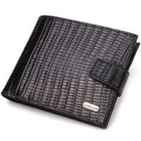 Гаманець Canpellini З натуральної шкіри Чорний (21789)