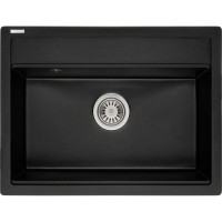 Мийка кухонна GRANADO ARTES black shine з сифоном (gr3601)