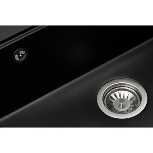 Мийка кухонна GRANADO ARTES black shine з сифоном (gr3601)