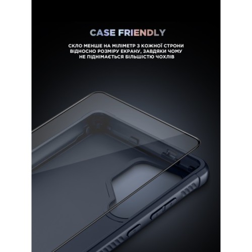 Скло захисне Armorstandart Supreme Plus Black Icon Samsung S25 (ARM85453)