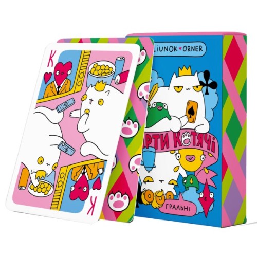 Гральні карти Orner Maliunok. Карти котячі (orner-2765)